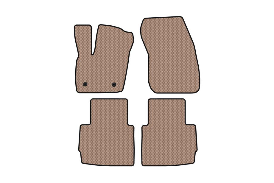 Lincoln MKZ 2012-2020 Rubber Floor Mats Carsuit (Beige) Image