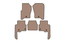 Land Rover Discovery IV 2009-2017 Rubber Floor Mats Carsuit V2 (Beige) photo 1