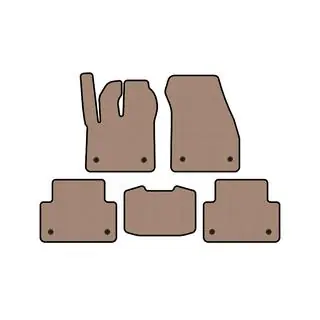 Rubber Floor Mats Carsuit (Beige) photo 1