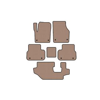 Rubber floor mats Carsuit (2014-2019, 3 rows, beige) Land Rover Discovery Sport 2014- photo 1
