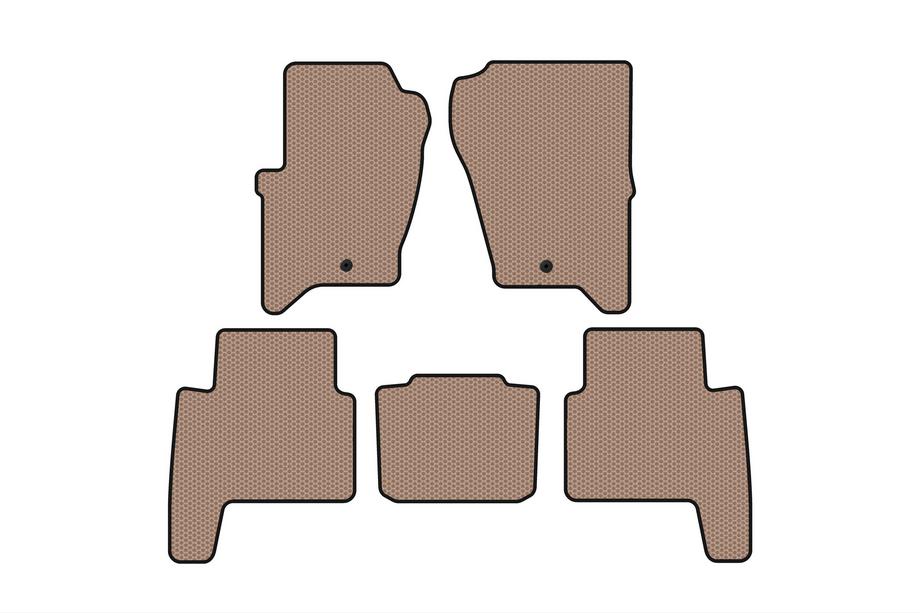 Range Rover Sport 2005-2013 Rubber floor mats Carsuit (2005-2009, beige) Image