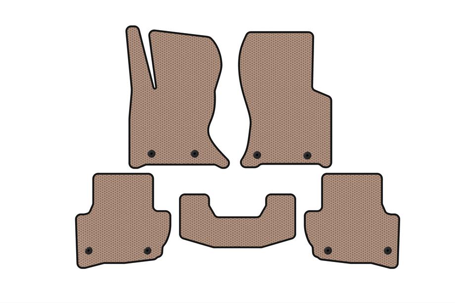 Range Rover Velar 2017- Rubber Floor Mats Carsuit (Beige) Image