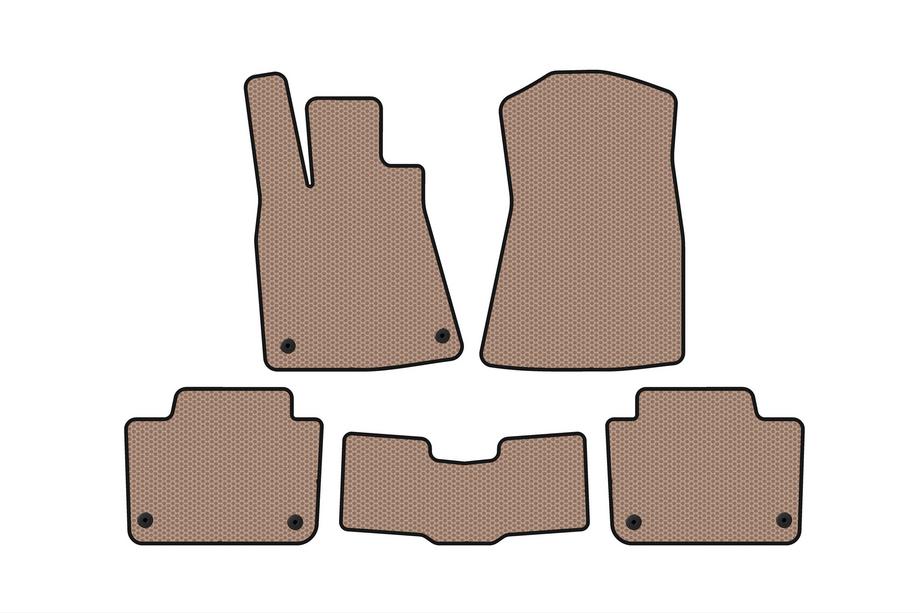 Lexus GS 2005-2011 Rubber floor mats Carsuit (SD, beige) Image