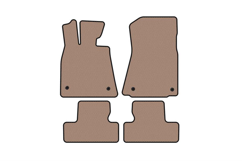 Lexus RC 200t 2014- Rubber floor mats Carsuit (Coupe, beige) Image