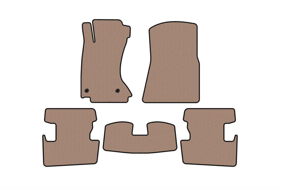 Lexus IS 2005-2013 Rubber floor mats Carsuit (AWD, beige) Image