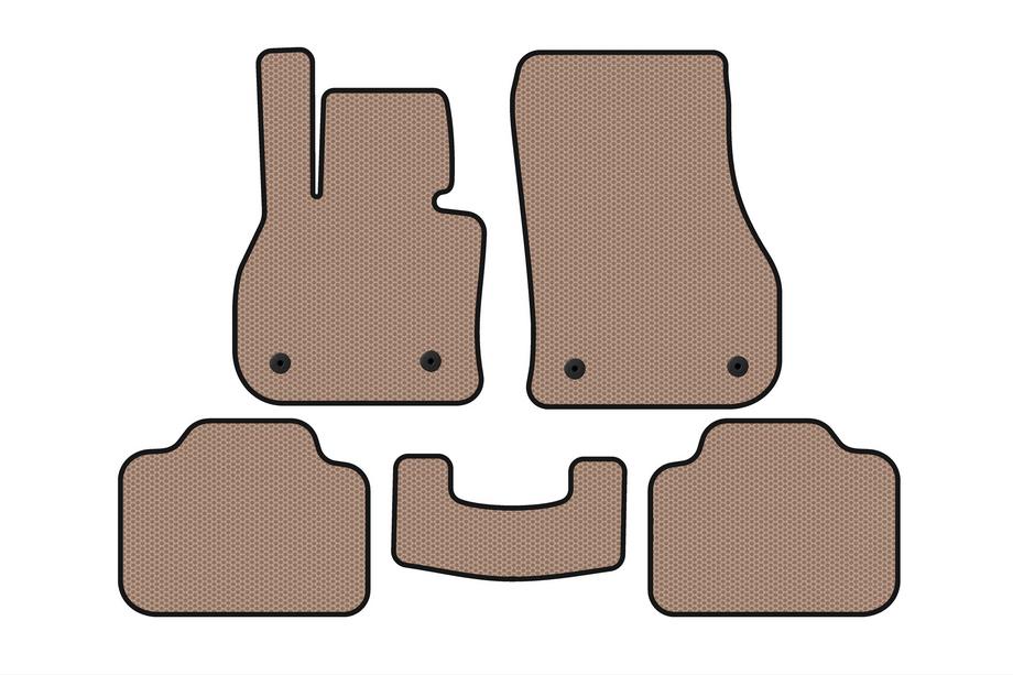 Mini Countryman F60 2017-2023 Rubber Floor Mats Carsuit (Beige) Image