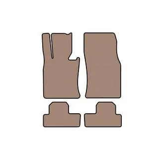 Rubber floor mats Carsuit (for R56, beige) photo 1