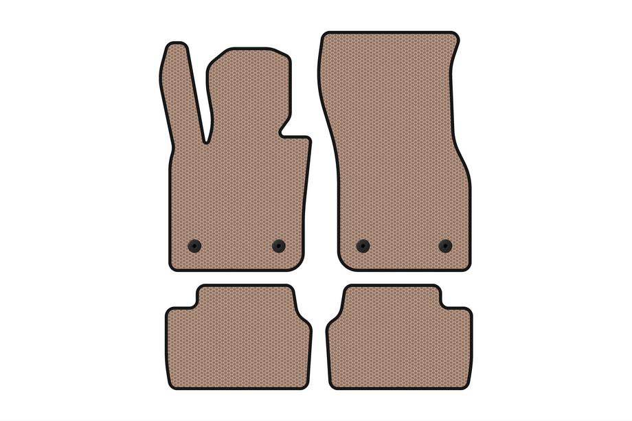 Mini Cooper F55/56/57 2014-2023 Rubber floor mats Carsuit (for F55, 5-door, beige) Image