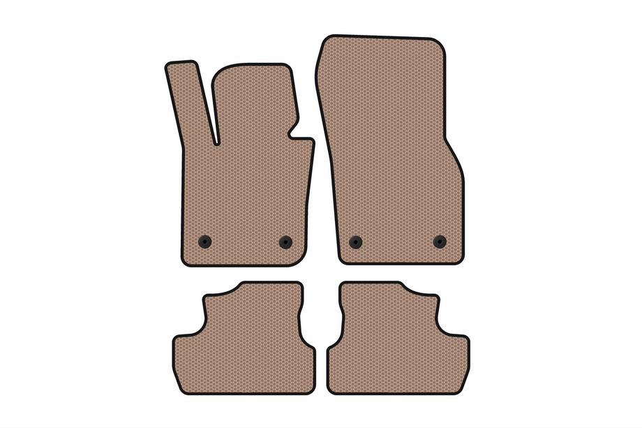 Mini Cooper F55/56/57 2014-2023 Rubber floor mats Carsuit (for S F56, beige) Photo 1