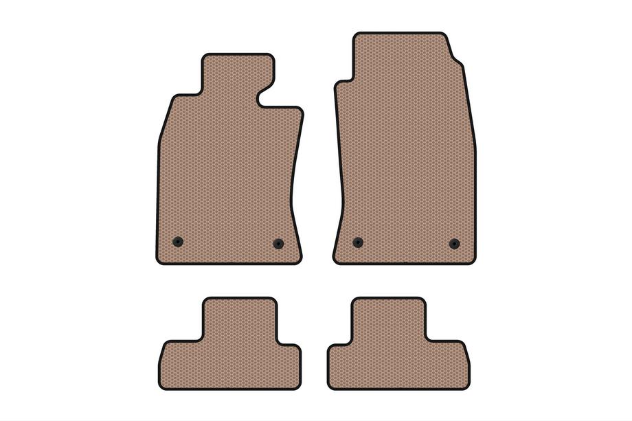 Mini Cooper R50/52/53 2000-2006 Rubber floor mats Carsuit (for R50, beige) Photo 1