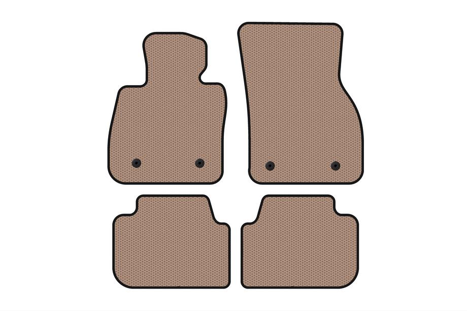 Mini Clubman F54 2015-2024 Rubber Floor Mats Carsuit (Beige) Photo 1