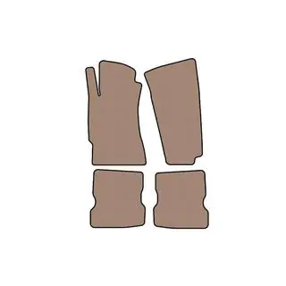 Rubber Floor Mats Carsuit (Beige) photo 1