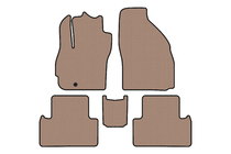 Mazda 5 2005-2009 Rubber floor mats Carsuit (2 rows, 7-seater, beige) photo 1