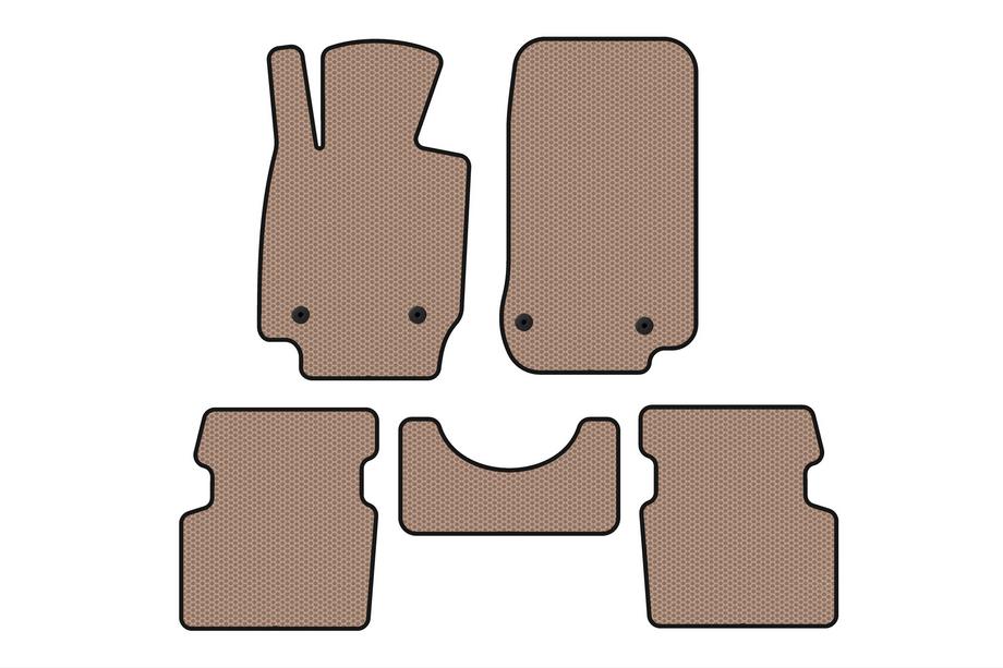 Mazda CX-3 2015- Rubber floor mats Carsuit (2015-2018, AWD, beige) Image