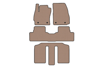 Mazda 5 2010-2018 Rubber floor mats Carsuit (3 rows, beige) photo 1