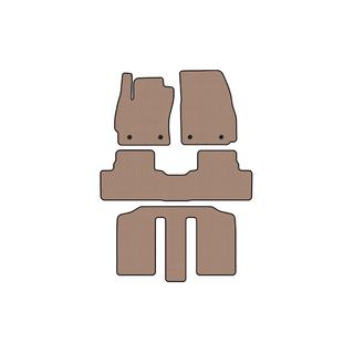Rubber floor mats Carsuit (3 rows, beige) photo 1