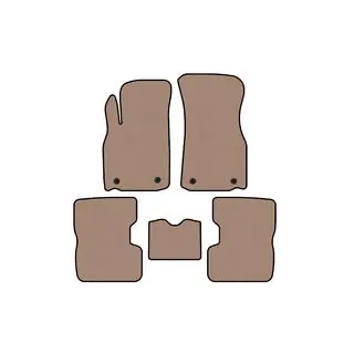 Rubber Floor Mats Carsuit (Beige)