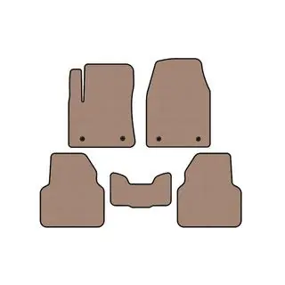 Rubber Floor Mats Carsuit (HB, Beige)
