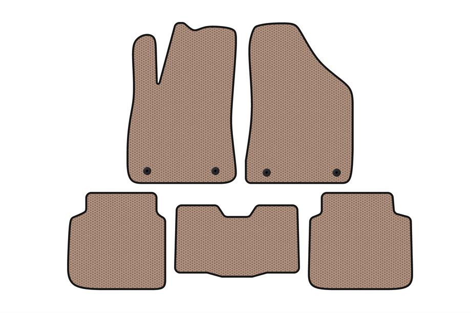 MG 350 2010-2016 Rubber Floor Mats Carsuit (Beige) Photo 1