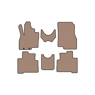 Rubber floor mats Carsuit (2 rows, beige) Mitsubishi Grandis 2003-2011 photo 1