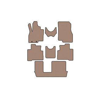 Rubber floor mats Carsuit (3 rows, beige) Mitsubishi Grandis 2003-2011 photo 1
