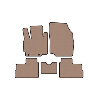 Rubber floor mats Carsuit (for Space Star, 2012-2016, HB, beige) photo 1