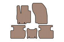 Mitsubishi Outlander 2021- Rubber Floor Mats Carsuit (Beige) photo 1