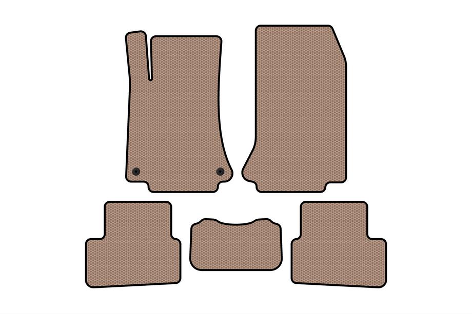 Mercedes A-class W176 2012-2018 Rubber Floor Mats Carsuit (Beige) Photo 1