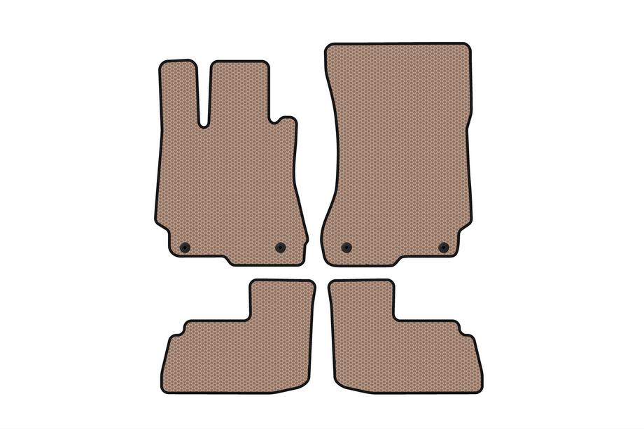 Mercedes CL-class C216 2006-2014 Rubber Floor Mats Carsuit (Beige) Image