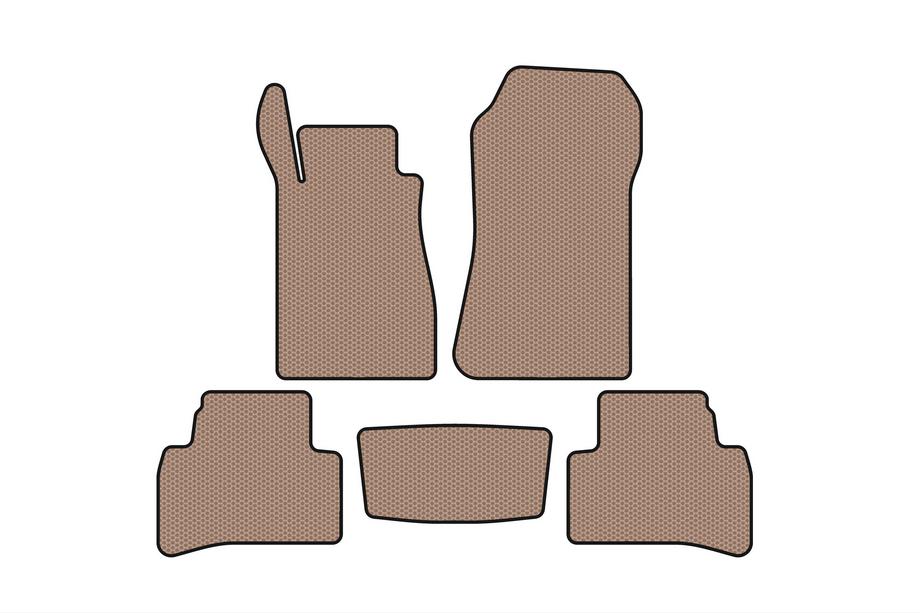 Mercedes CLK W208 1997-2002 Rubber floor mats Carsuit (Coupe, beige) Photo 1