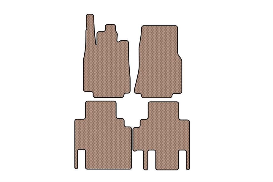 Mercedes Vaneo W414 2001-2005 Rubber Floor Mats Carsuit (Beige) Image