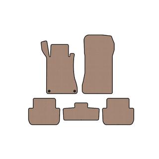 Rubber floor mats Carsuit (Coupe, beige) Mercedes CLK W209 2002-2010 photo 1