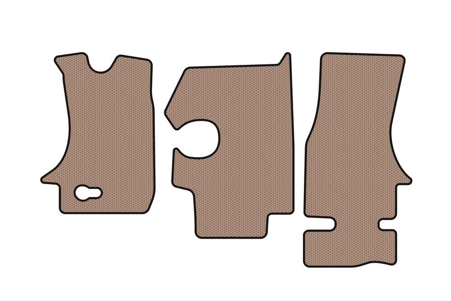 Mercedes T2 (507-814) 1967-1996 Rubber Floor Mats Carsuit (Beige) Image