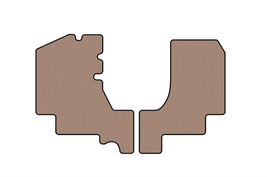 Mercedes T1 (207-410) 1977-1995 Rubber Floor Mats Carsuit (Beige) Image