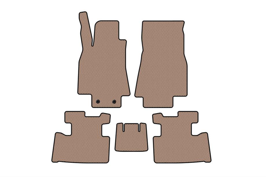 Mercedes A-class W169 2004-2012 Rubber floor mats Carsuit (2004-2008, HB, 5-door, beige) Image