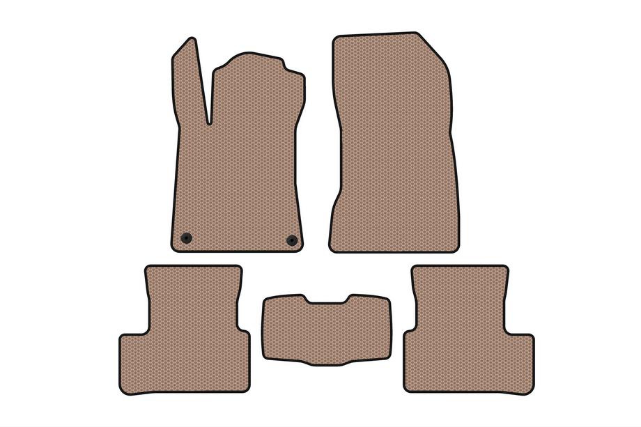 Mercedes A-class W177 2018- Rubber Floor Mats Carsuit (Beige) Image