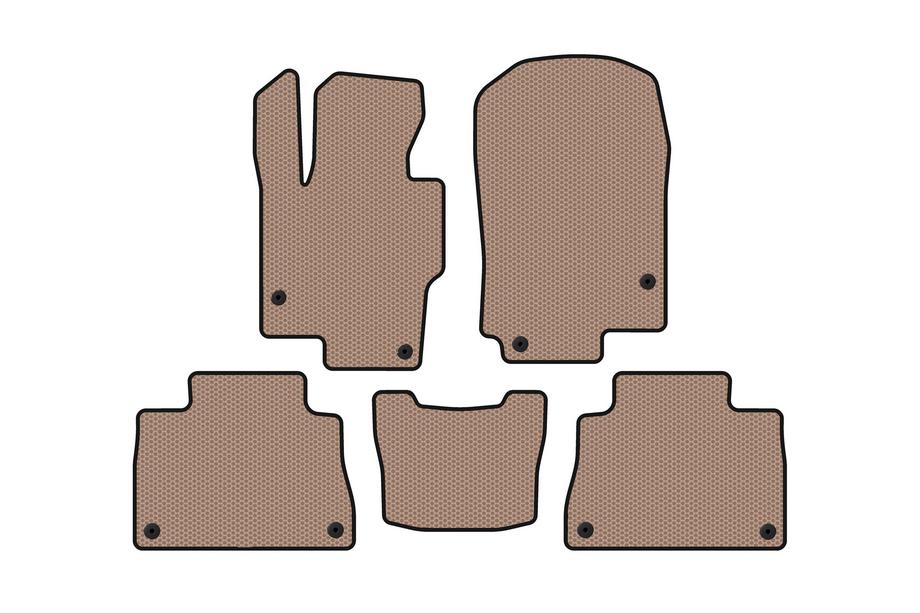 Mercedes GLE coupe C167 2019- Rubber Floor Mats Carsuit (Beige) Image