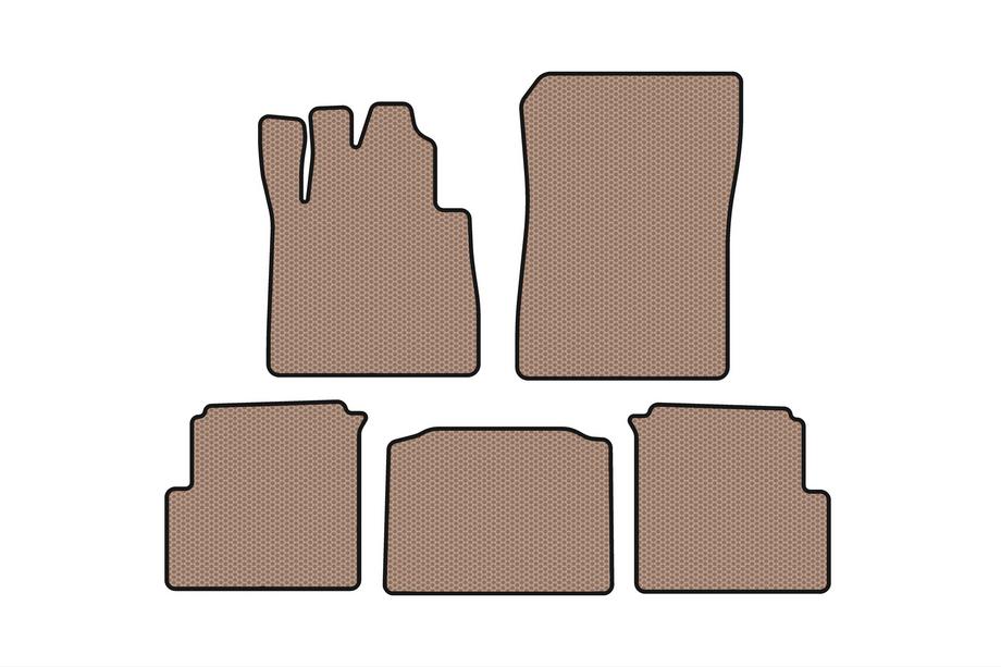 Mercedes G class W463 1990-2018 Rubber floor mats Carsuit (2012-2015, 5-door, beige) Image