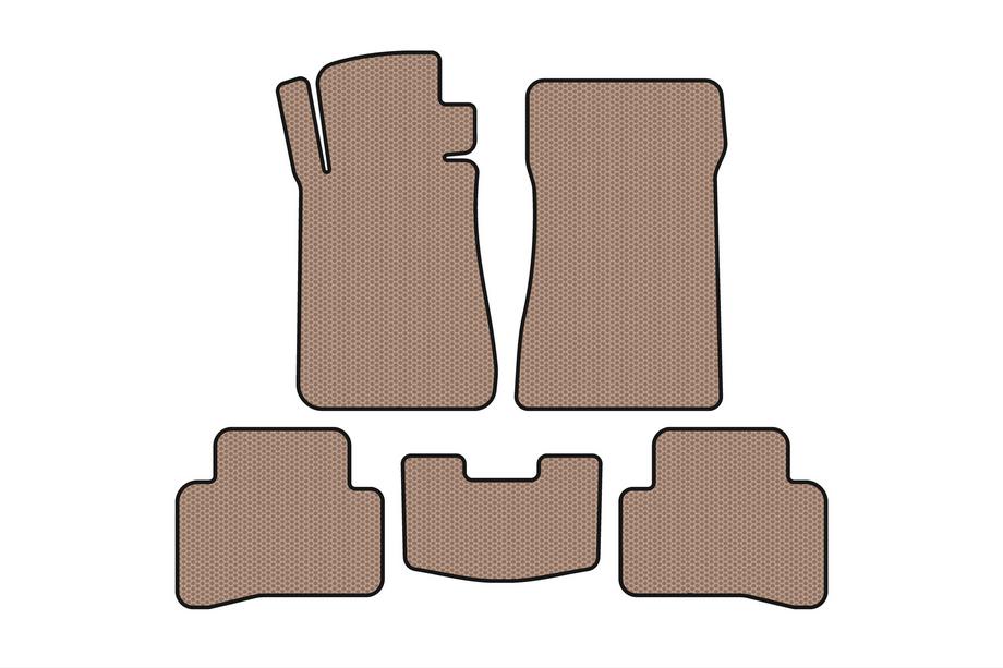 Mercedes C-class W202 1993-2001 Rubber floor mats Carsuit (SD, beige) Photo 1