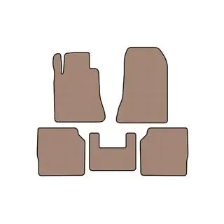 Rubber floor mats Carsuit (SD, Long wheelbase, beige) photo 1