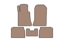 Mercedes E-class W124 1984–1997 Rubber floor mats Carsuit (SD, beige) photo 1