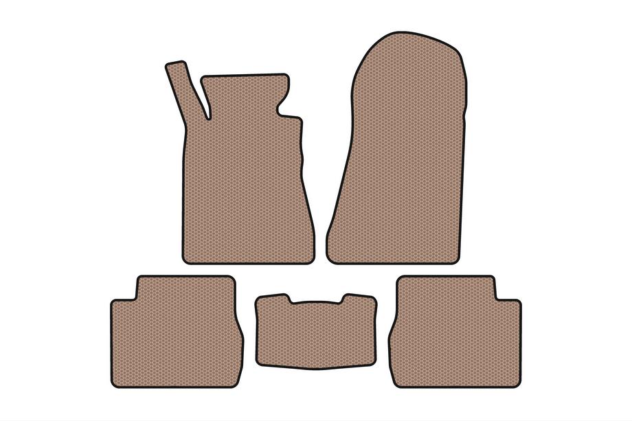 Mercedes W201 (190) 1982-1993 Rubber floor mats Carsuit (SD, beige) Photo 1