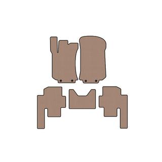 Rubber floor mats Carsuit (2 rows, beige) photo 1