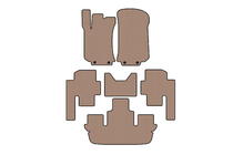Mercedes R-class W251 2005-2017 Rubber floor mats Carsuit (3 rows, beige) photo 1