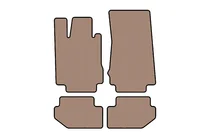 Mercedes CL-class C215 1999-2006 Rubber Floor Mats Carsuit (Beige) photo 1