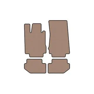 Rubber Floor Mats Carsuit (Beige)