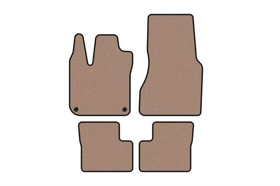 Smart 2014- Rubber floor mats Carsuit (HB, 5-door, beige) Image
