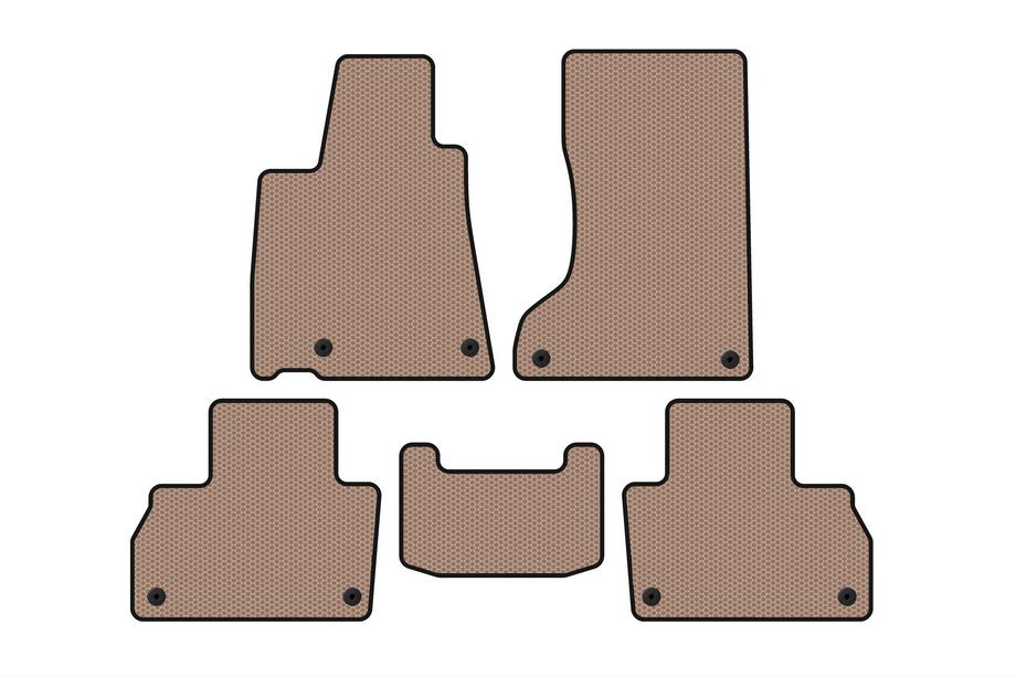 Maserati Levante 2016- Rubber Floor Mats Carsuit (Beige) Image