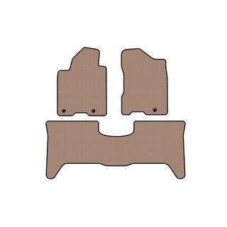 Rubber Floor Mats Carsuit (2 Rows, 2003-2008 Beige) Nissan Armada 2003-2015 photo 1