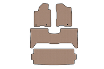 Nissan Armada 2003-2015 Rubber Floor Mats Carsuit (3 Rows, 2003-2008 Beige) photo 1